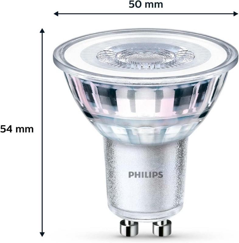 6er Pack Philips LED Strahler 36°-Ausstrahlwinkel 3,5W wie 35W neutralweißes Licht mit 4000K