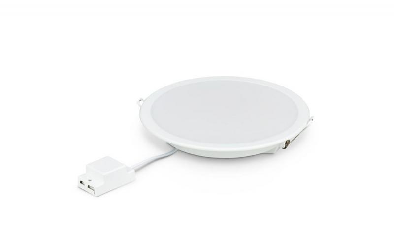 Aktion: Philips Ledinaire SlimDownlight, Recessed, 19 W, D200 mm, 2000 lm, 3000 K