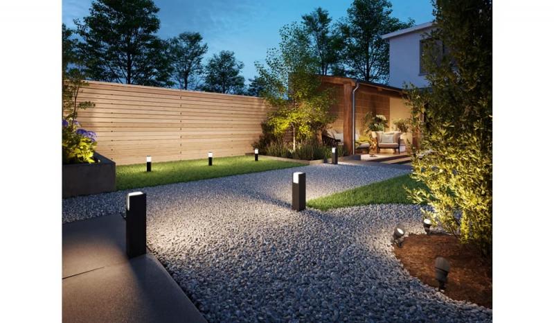 Philips Wegeleuchte Arbour in stilvollem Anthrazit Niederspannung 4000k neutralweißes Licht