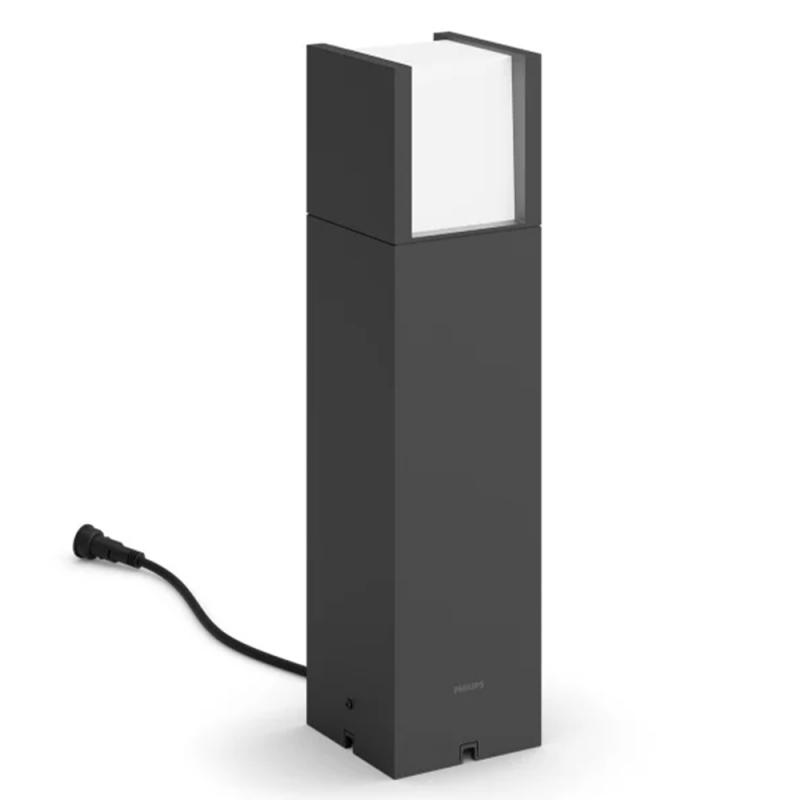 Philips Wegeleuchte Arbour in stilvollem Anthrazit Niederspannung 4000k neutralweißes Licht