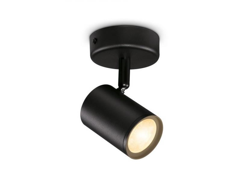 Aktion: Nur noch angezeigter Bestand verfügbar - WIZ Smarter LED 1-flammiger Wandstrahler Imageo in Schwarz WLAN/Wi-Fi Tunable White
