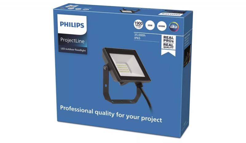 Philips LED-Scheinwerfer Projectline 20W 6500K kaltweißes Licht IP65