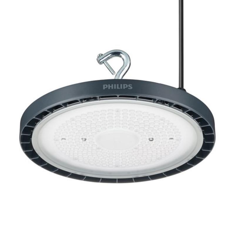 Philips CoreLine Hallenleuchte Gen5, 69 W, 10500 lm, 4000 K, DALI-regelbar, Breitstrahlend (WB), IP65, IK08 - BY121P G5 LED105S/840 PSD WB