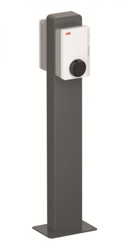 ABB TAC pedestal back-to-back TAC Stele für zwei Wallboxen, Rücken-an-Rücken freistehende Metallstele für zwei Wallboxen