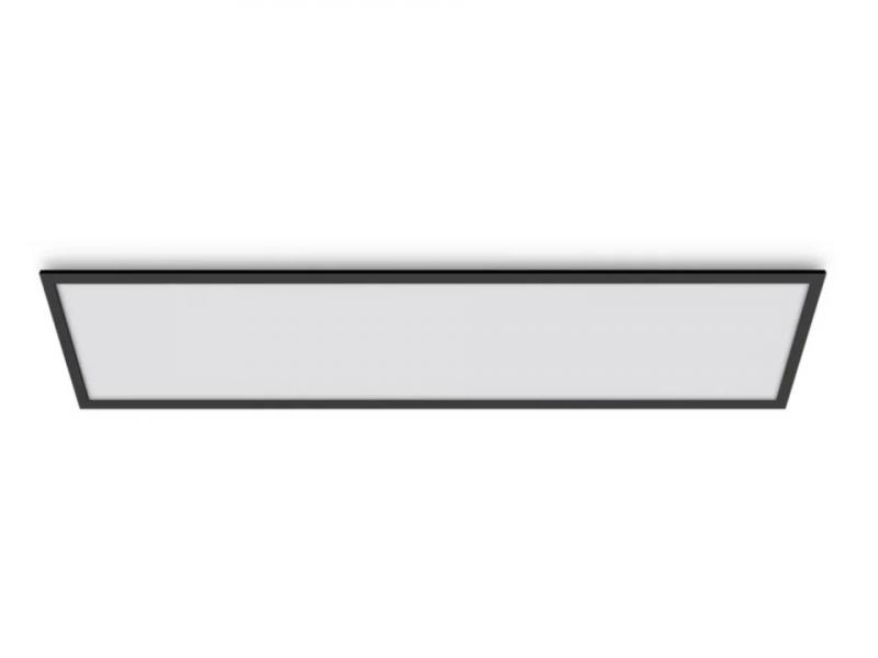 WIZ Smartes LED Panel rechteckig 30x120cm in Schwarz WLAN/Wi-Fi Tunable White