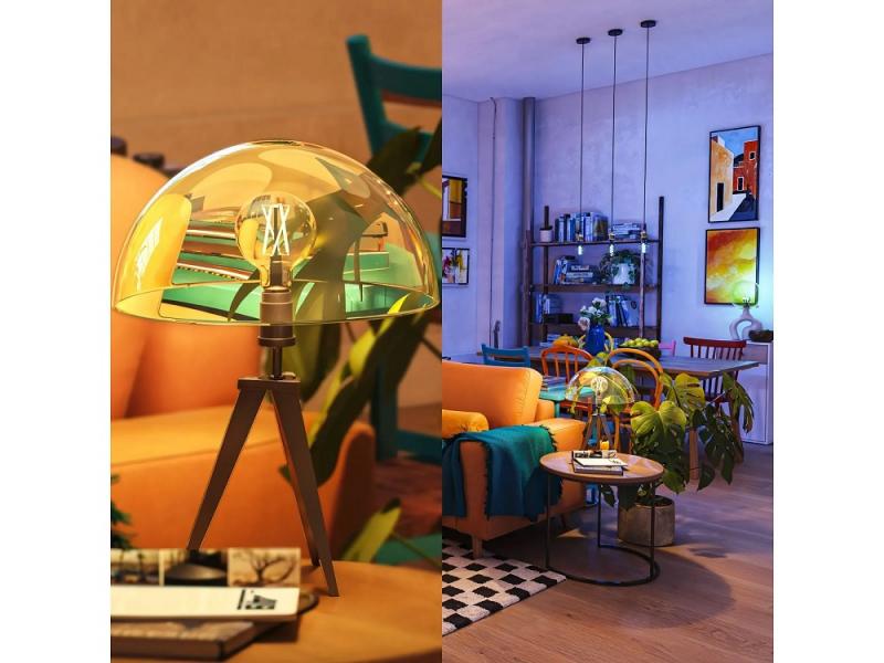 Philips WiZ Smart LED-RGB-Filament A60 E27 6,3W wie 40W 470lm 2200–6500K dimmbar WiFi Bluetooth