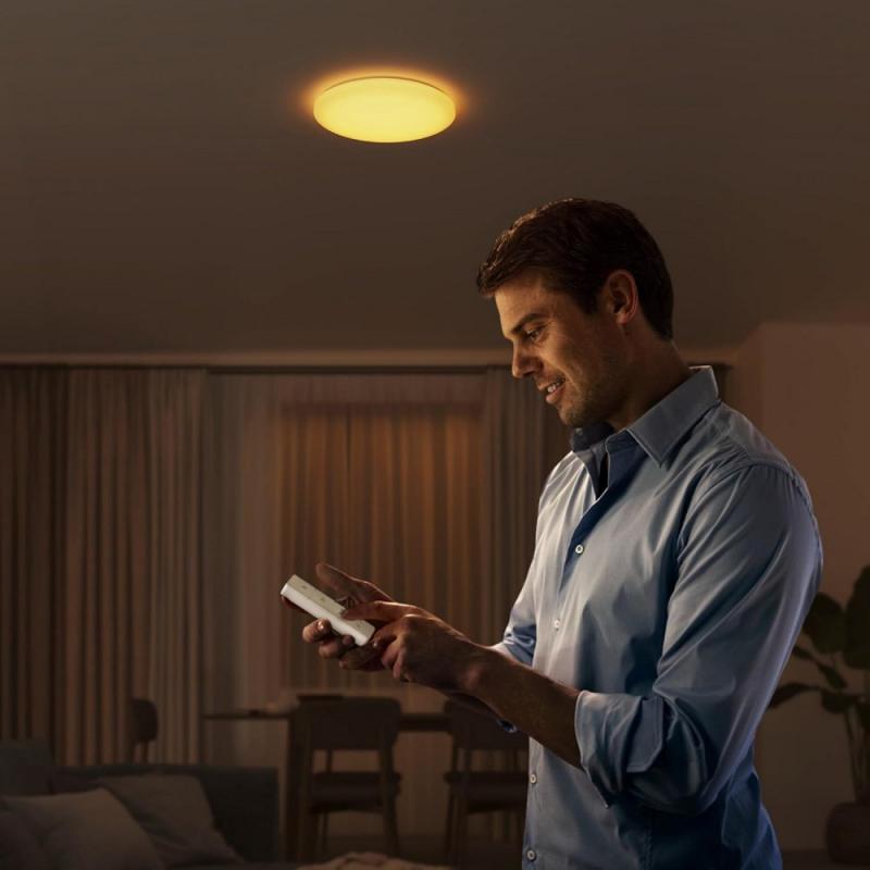 Philips LED-Deckenleuchte All-in-One 2700–6500K 4300lm Weiß Fernbedienung