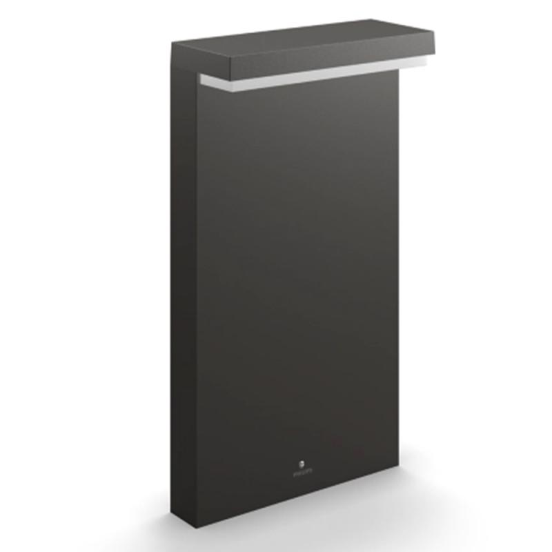 Philips Wegeleuchte Bustan in Anthrazit 6WW warmweißes Licht  IP44