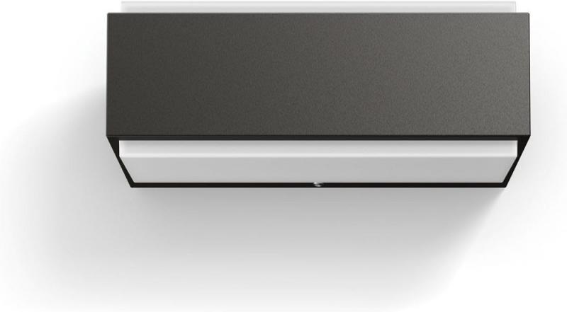 Philips Stratosphere Outdoor Wandleuchte Ultra-Efficient up/down anthrazit 3,8W, 2700K warmweißes Licht, IP44