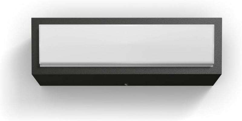 Philips Wandleuchte Stratosphere in anthrazit 3,8W warmweißes Licht, IP44