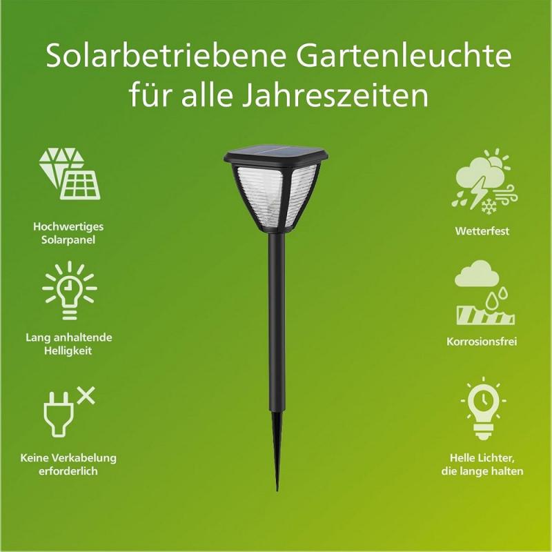Philips Solar-Gartenleuchte Vapora LED 1.5W