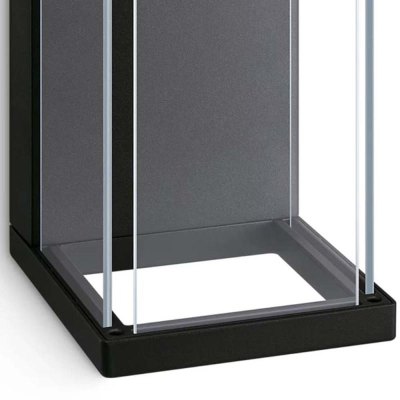 Philips Outdoor Wandleuchte Kyrie schwarz 12W, 2700 Kelvin warmweißes Licht, IP44