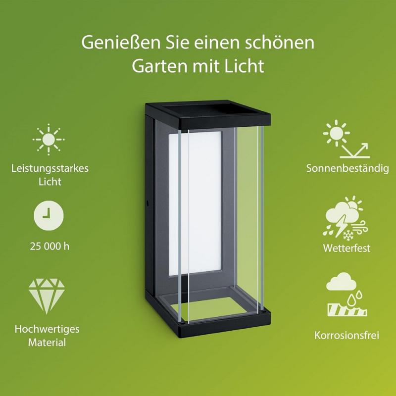 Philips Ulyzo Terrassen Wandleuchte in Schwarz - Sale