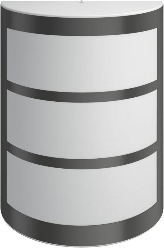 PHILIPS Outdoor Wandleuchte Ultra-Efficient Python Antharzit, 3,8W, 2700 Kelvin, IP44