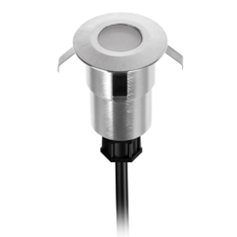 Philips 3er Set Einbauleuchten Outdoor Edelstahl mit warmweißem Licht - Niedervolt Spore Bodenspot Erweiterung