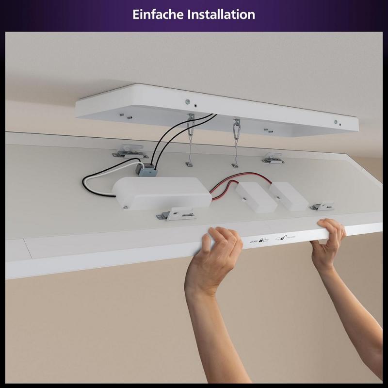 Philips Hue White Color Ambiance Datura Deckenleuchte weiß - RGBW multicolor- 120x30cm