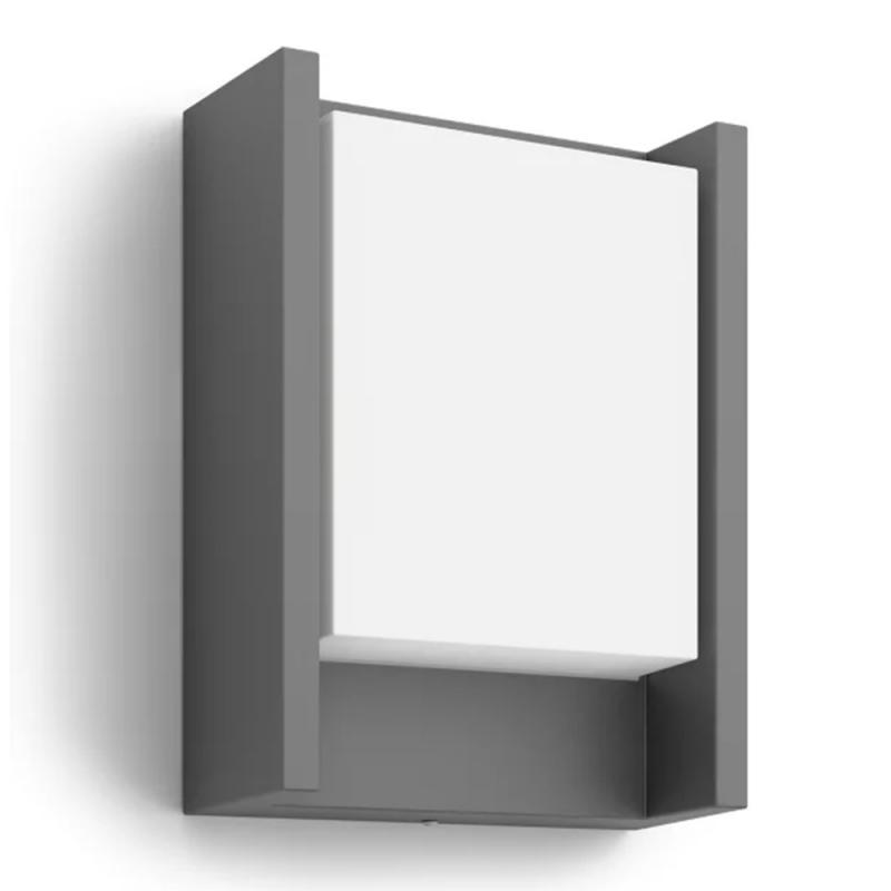 Philips Wandleuchte Arbour Anthrazit/Weiß 3,8W - warmweißes Licht