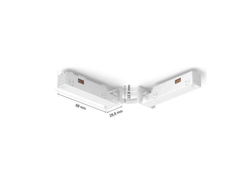 Philips Hue Perifo flexibles Verbindungsstück, weiß