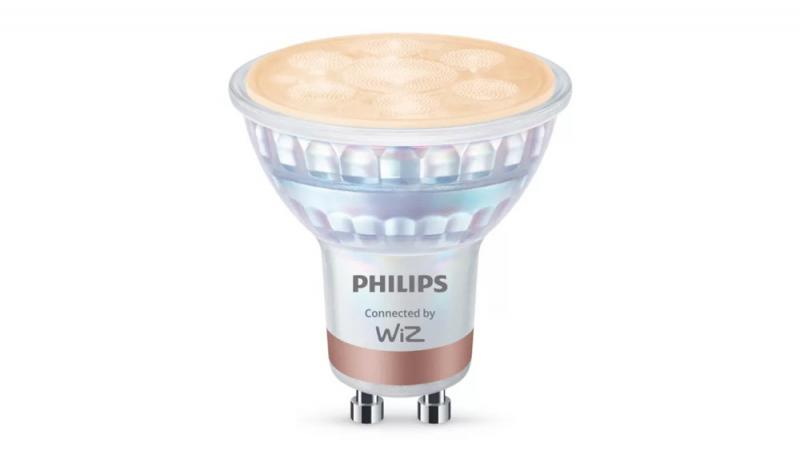 Philips 2er Set WIZ  GU10 Smart Strahler warm- bis kaltweiße Licht 2700-6500K 36° 4,7 W (entspr. 50 W)