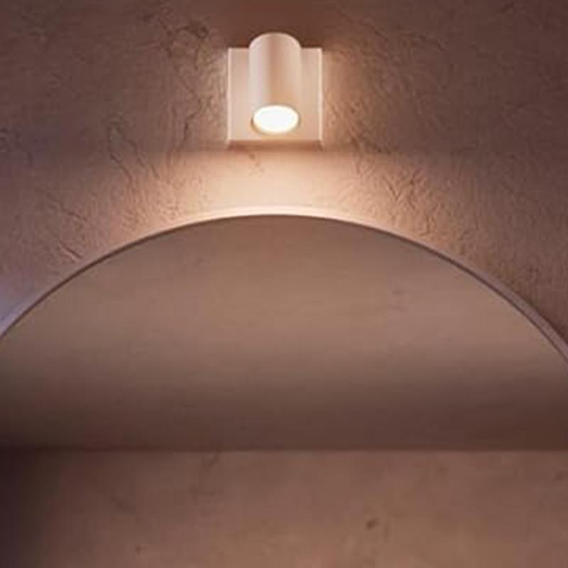 Philips 1er Idris Decken-/Wandspot in Weiß IP44 - Badezimmer geeignet, dimmbar mit 1 x GU10 Fassung