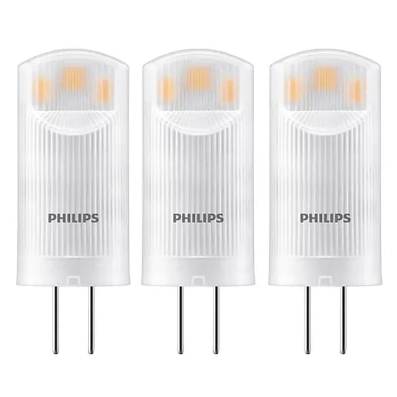 3er Set PHILIPS LED G4 1,8W = 20W 205lm 2700K warmweiß Kapsel 12V