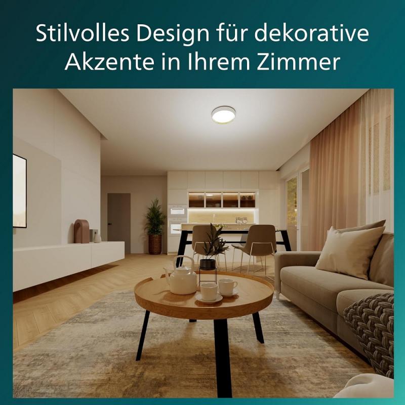 Philips SceneSwitch LED-Deckenleuchte 24W 2800lm 4000K Weiß