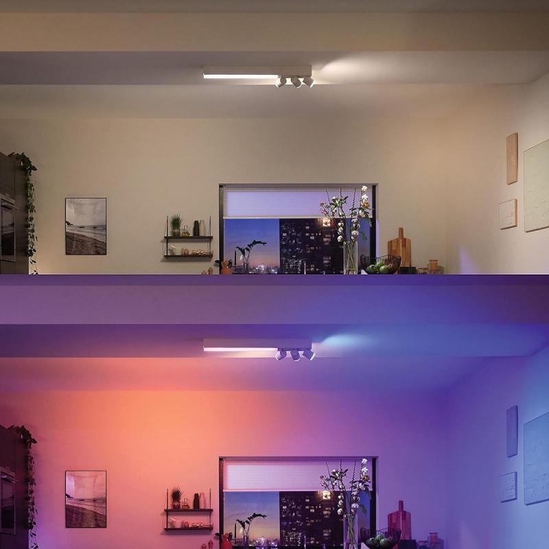 Philips Hue White Color Ambiance Centris 3er Deckenspot in weiß RGBW