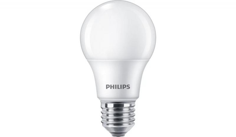 2er Set E27  PHILIPS LED Lampen 7W wie 60W warmweißes Licht 2700K mattiert & blendfrei