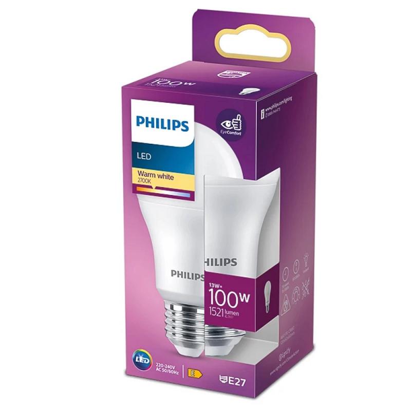 Philips E27 A60 LED-Lampe 13W 1521lm 2700K Warmweiß