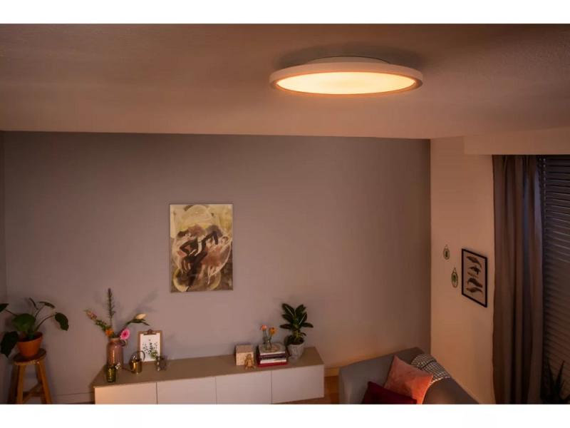 Philips Hue White Ambiance Panelleuchte Aurelle Round 24.5W in Weiß