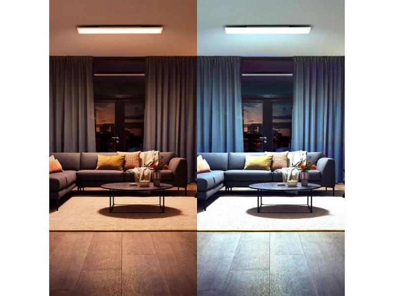 Philips Hue Philips White Ambiance Panelleuchte Aurelle 120x30cm / Zigbee oder Bluetooth in Weiß