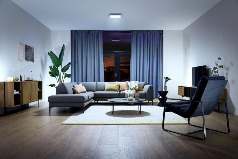 Philips Hue White Ambiance Panelleuchte Aurelle in Weiß