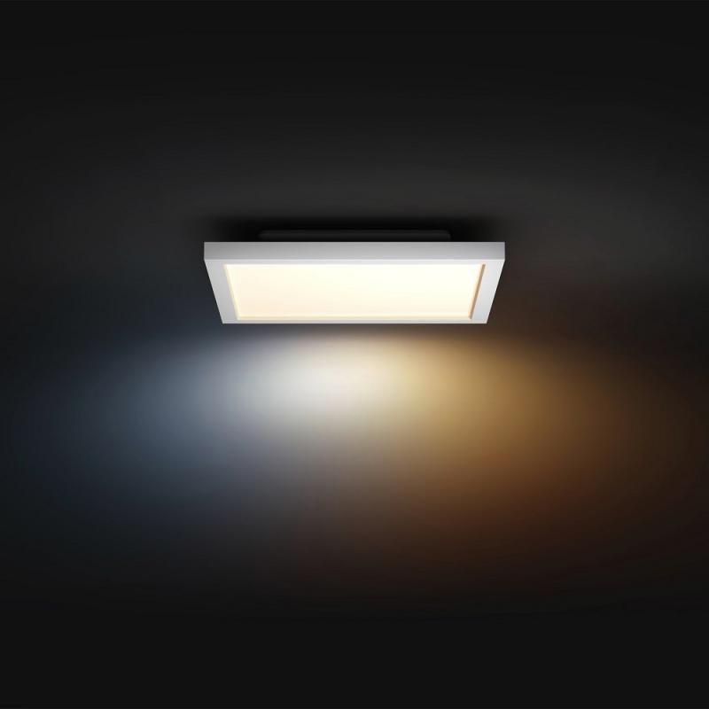Philips Hue White Ambiance Panelleuchte Aurelle in Weiß