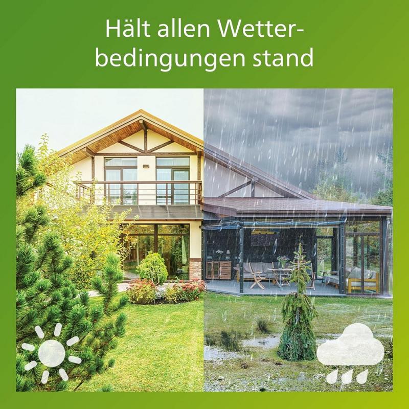 Philips Diara Solar LED Garten-Wandleuchte 3,8W 400lm 2700K mit Bewegungssensor