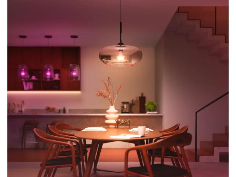 Philips Hue White & Color Ambiance E27 LED Lampe 8,1W wie 75W - RGBW dimmbar - hell mit 1100 Lumen
