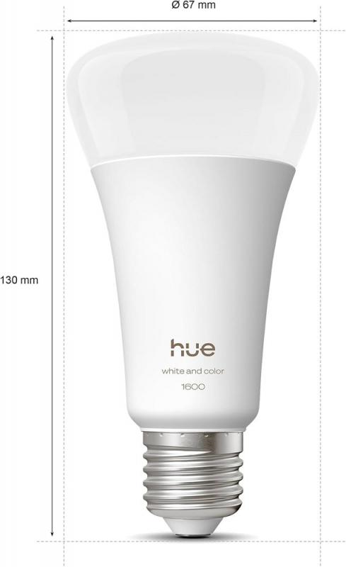 Philips Hue White & Color Ambiance E27 LED Lampe 11,8W wie 100W - RGBW dimmbar
