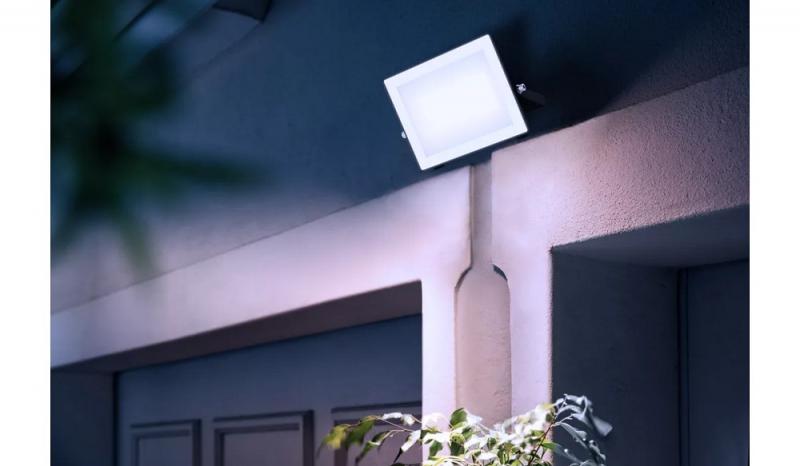 Philips Lois Flutlichtstrahler für den Außenbereich - 50 Watt, 5000K Tageslicht, Schwarz