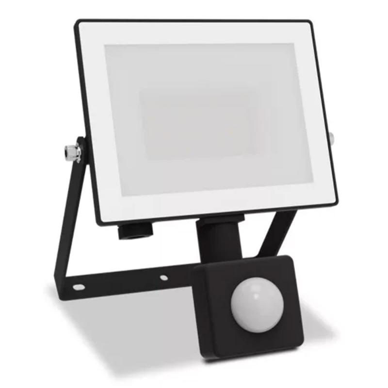 Philips Lois Flutlichtstrahler mit Sensor für den Außenbereich - 20 Watt, 3000K weißes Licht, Schwarz