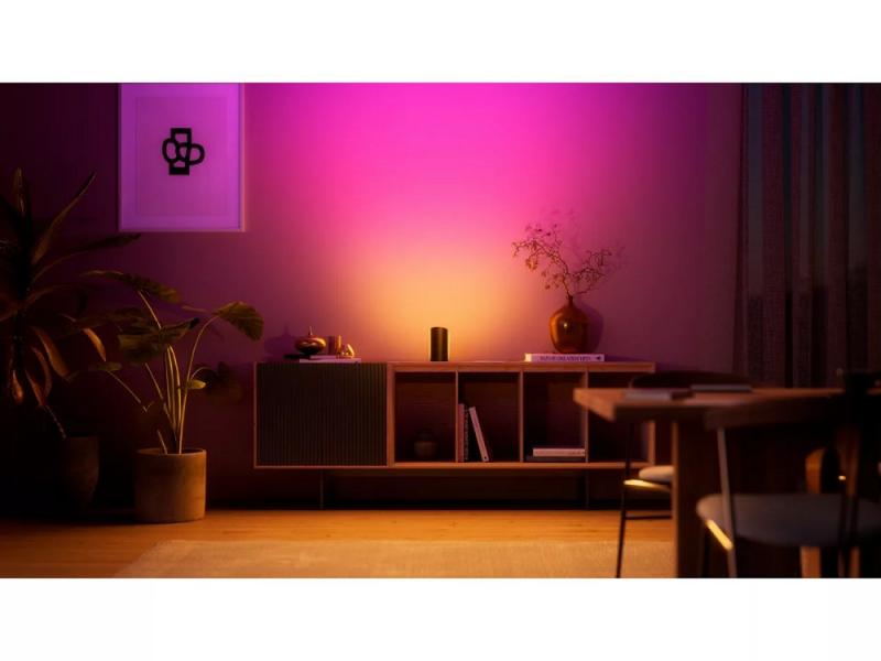2er Set Philips Hue Play Wallwasher Tischleuchte RGB in Schwarz