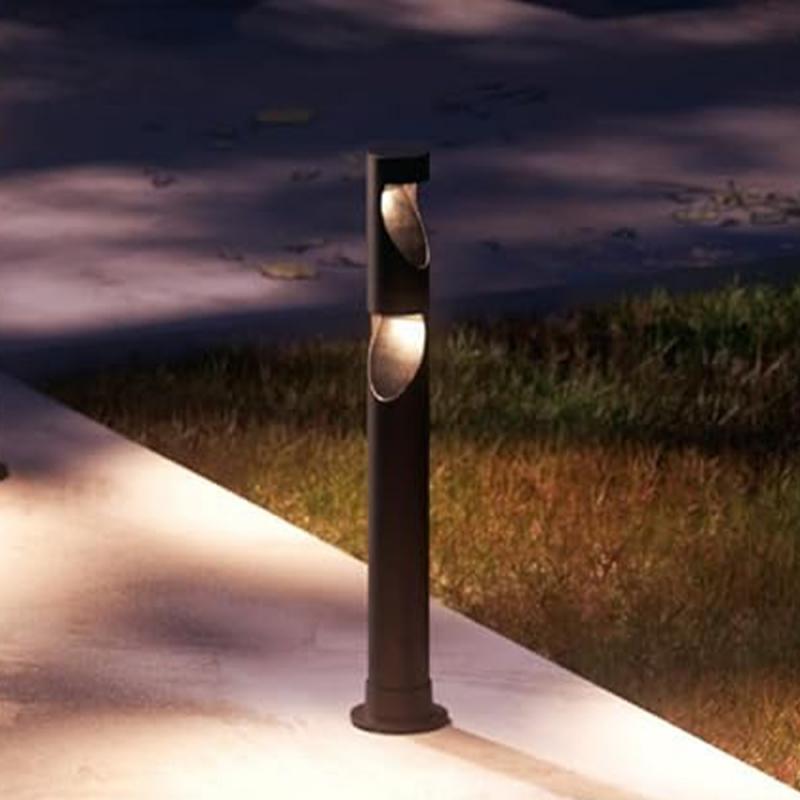 Philips Desi Outdoor GardenLink Niedervolt-Sockelleuchtein schwarz IP67 wasserfest - warmweißes Licht