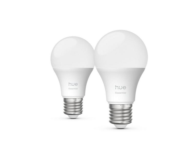 2er Set Philips Hue Essential E27 LED Lampe 8W wie 60W -  RGBW dimmbar