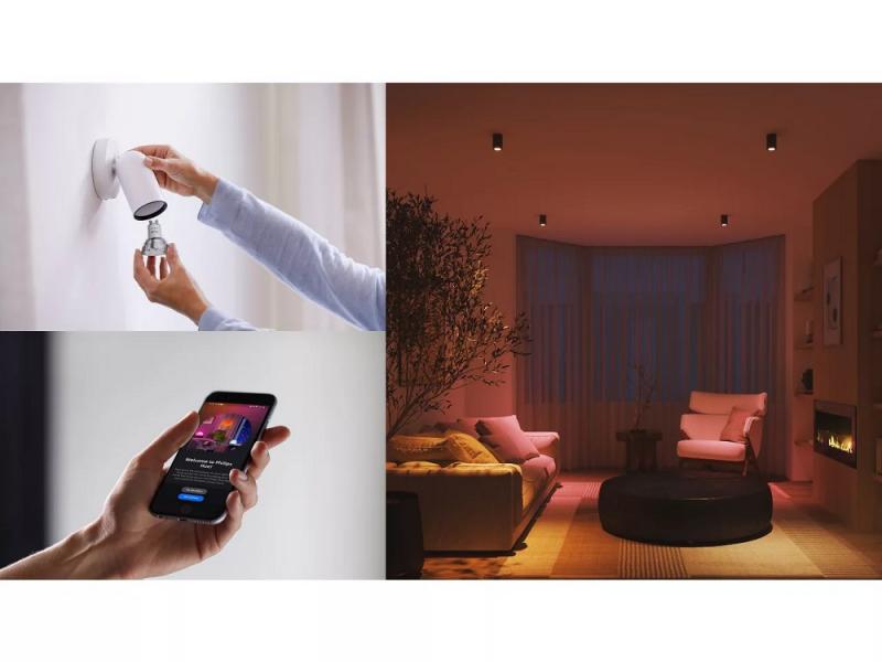 2er-Pack Philips Hue GU10 White & Color Ambiance Essential Spot 4,7W wie 50W RGBW Farbwechsel 36 Grad