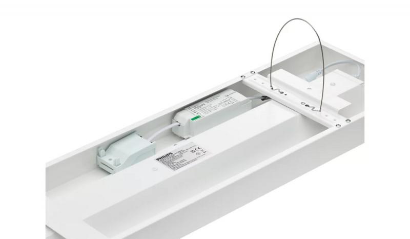 120cm Philips Ledinaire Anbauleuchte, All-in, 33 W, 28 W, 200x1200 mm, 3400 lm, 4000 lm, 4000 K, UGR19