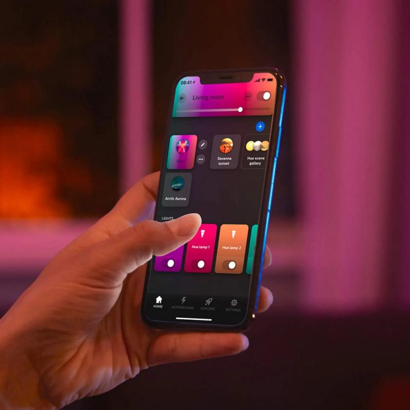 Philips Hue Surimu Quadratisches LED-Panel 60 x 60cm - RGBW multicolor