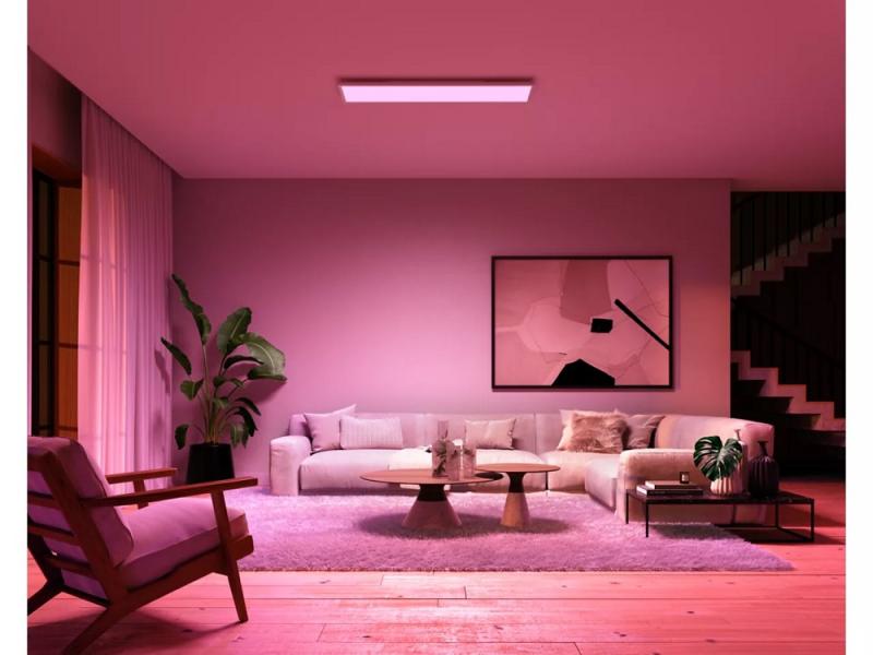 Philips Hue White And Color Ambiance Panelleuchte Surimu 120x30cm in Weiß  - RGB Licht