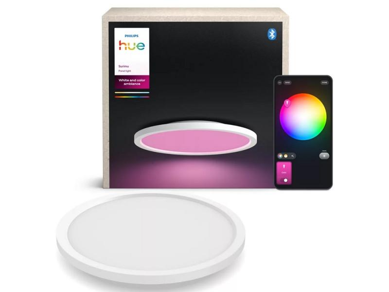 Philips Hue Surimu White an Color ambiance runde Panelleuchte weiß - RGBW multicolor