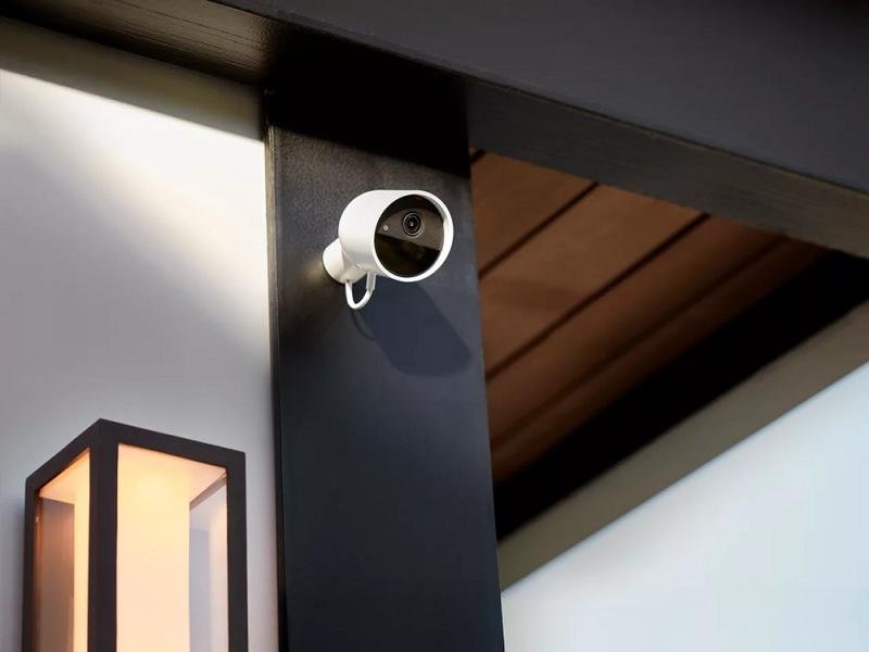 Philips Hue Secure kabelgebundene Smart Home Überwachungskamera Full HD Video drinnen oder draußen weiß