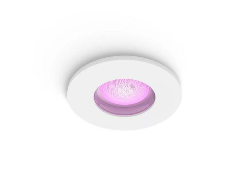 Philips Hue White & Color Ambiance 1er Xamento Einbauspot in weiß IP44 - geeignet für Badezimmer