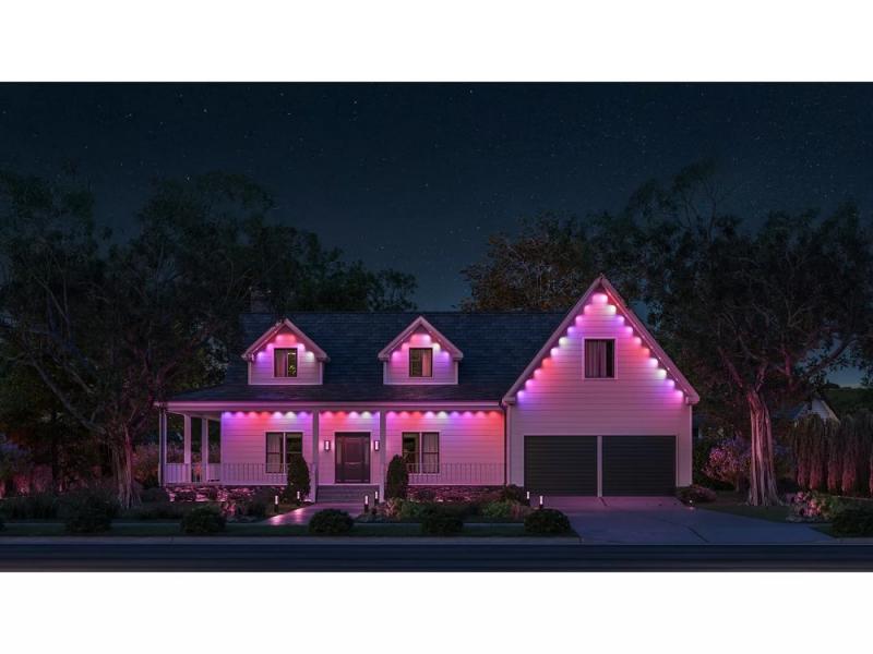 Philips Hue Festavia Lichterkette 9m Erweiterung 16 Lichtpunkte, weiß für außen IP54 RGB IP65