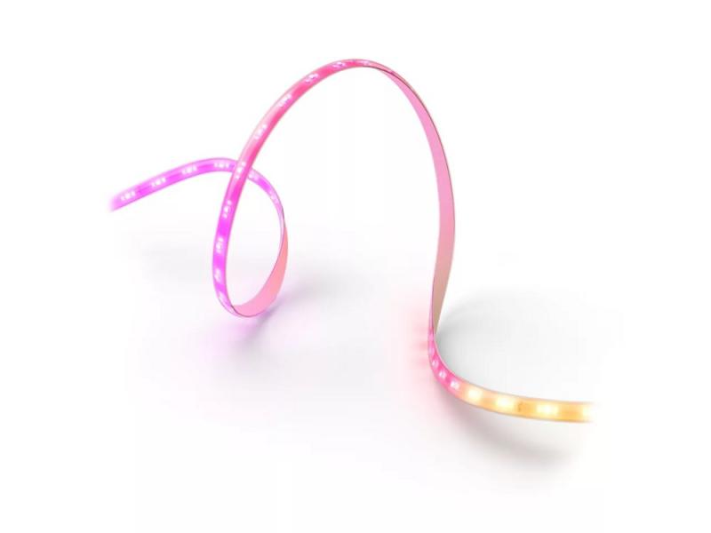 Philips  Hue  Flux Lightstrip 3 m, flexible Innenbeleuchtung, Chromasync-Farbmischung, RGBW, Streifen zuschneidbar, App- und Sprachsteuerung